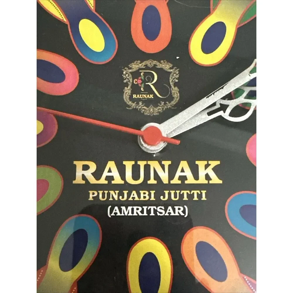 Raunak Punjabi Jutti Armitsar Shoe Wall Clock